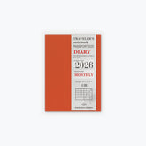 Traveler's Company - 2026 Diary - Insert - Passport - Monthly