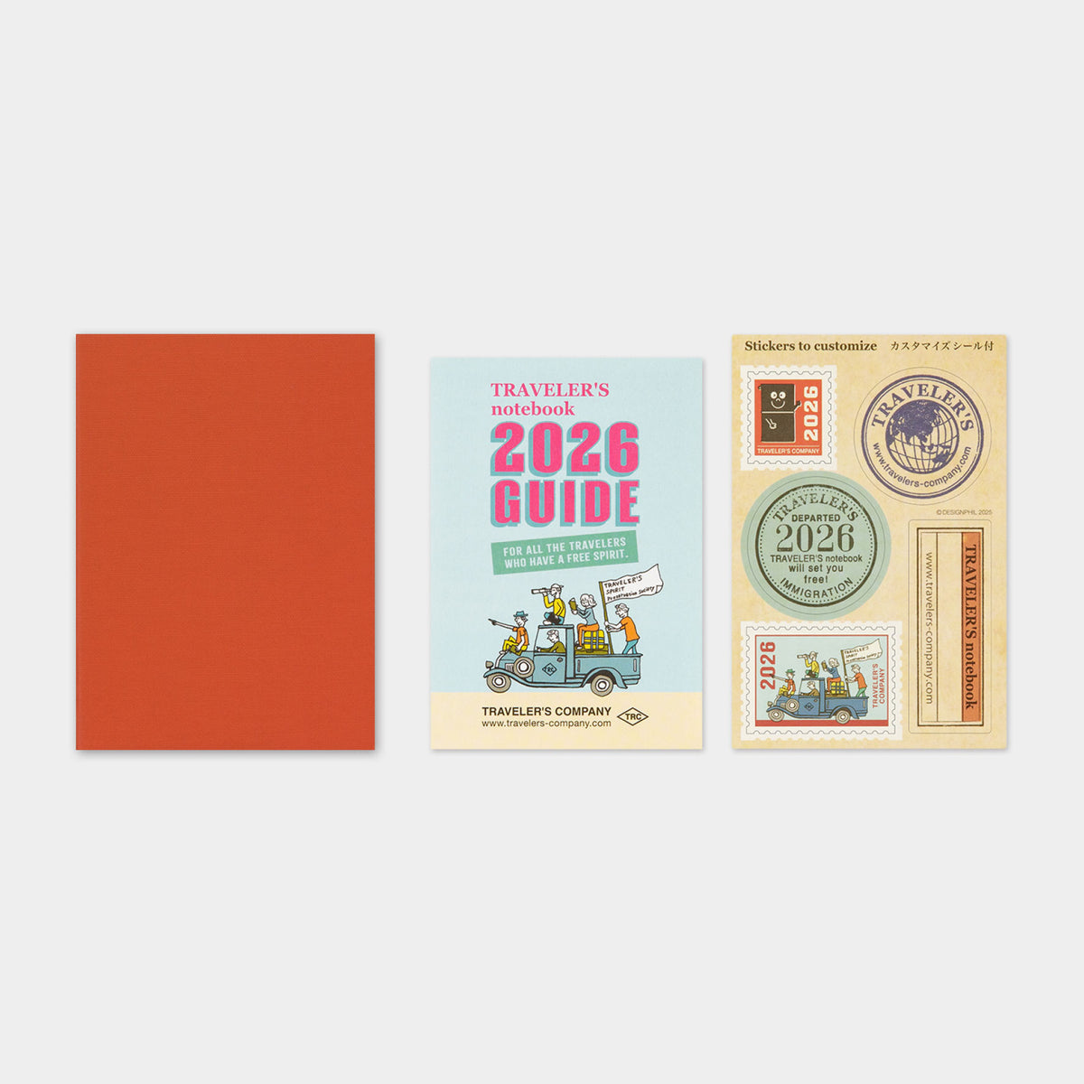 Traveler's Company - 2026 Diary - Insert - Passport - Monthly