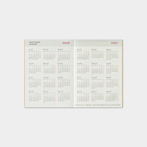 Traveler's Company - 2026 Diary - Insert - Passport - Monthly