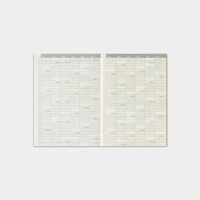 Traveler's Company - 2026 Diary - Insert - Passport - Monthly