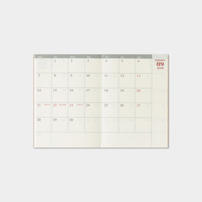 Traveler's Company - 2026 Diary - Insert - Passport - Monthly