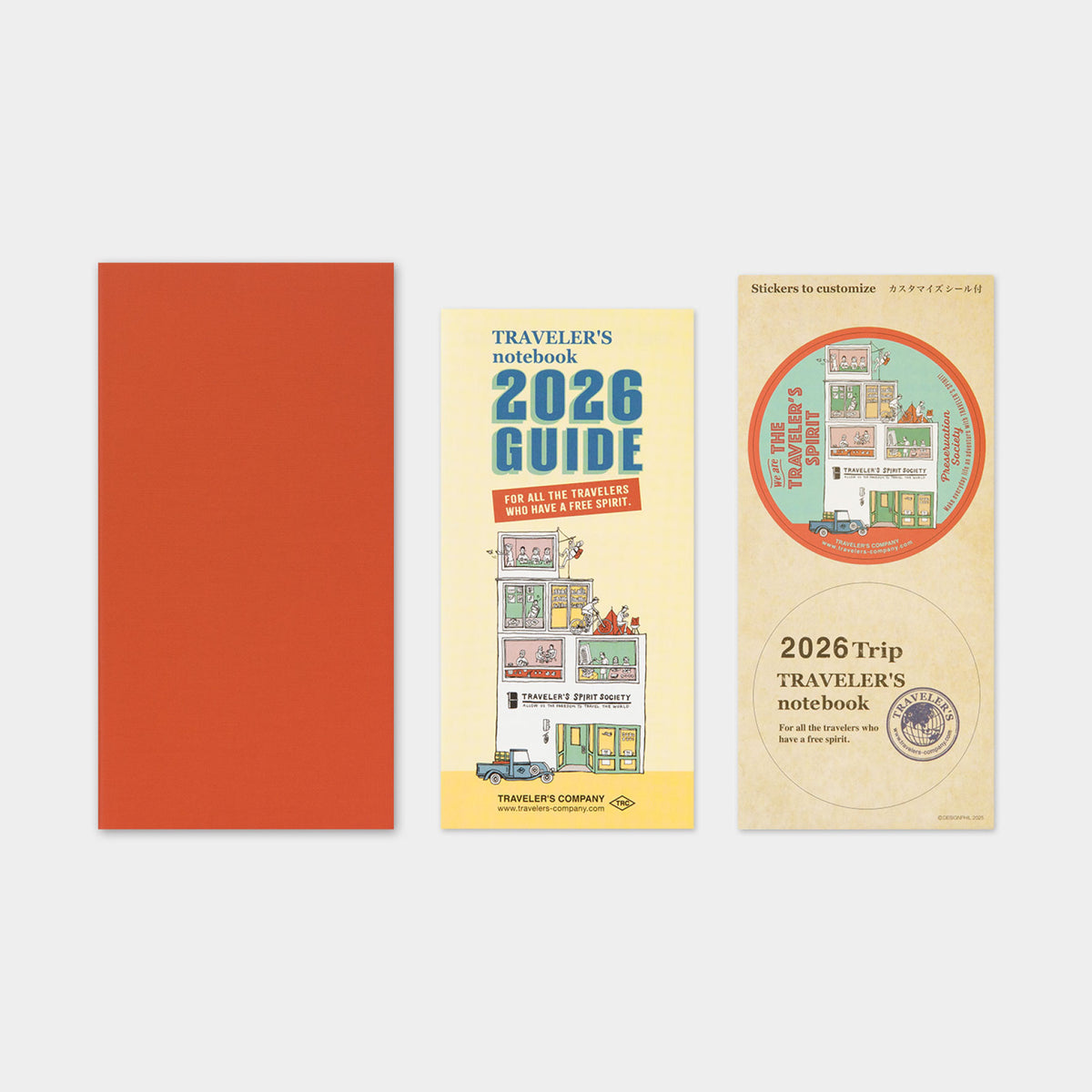 Traveler's Company - 2026 Diary - Insert - Regular - Monthly
