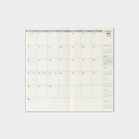 Traveler's Company - 2026 Diary - Insert - Regular - Monthly