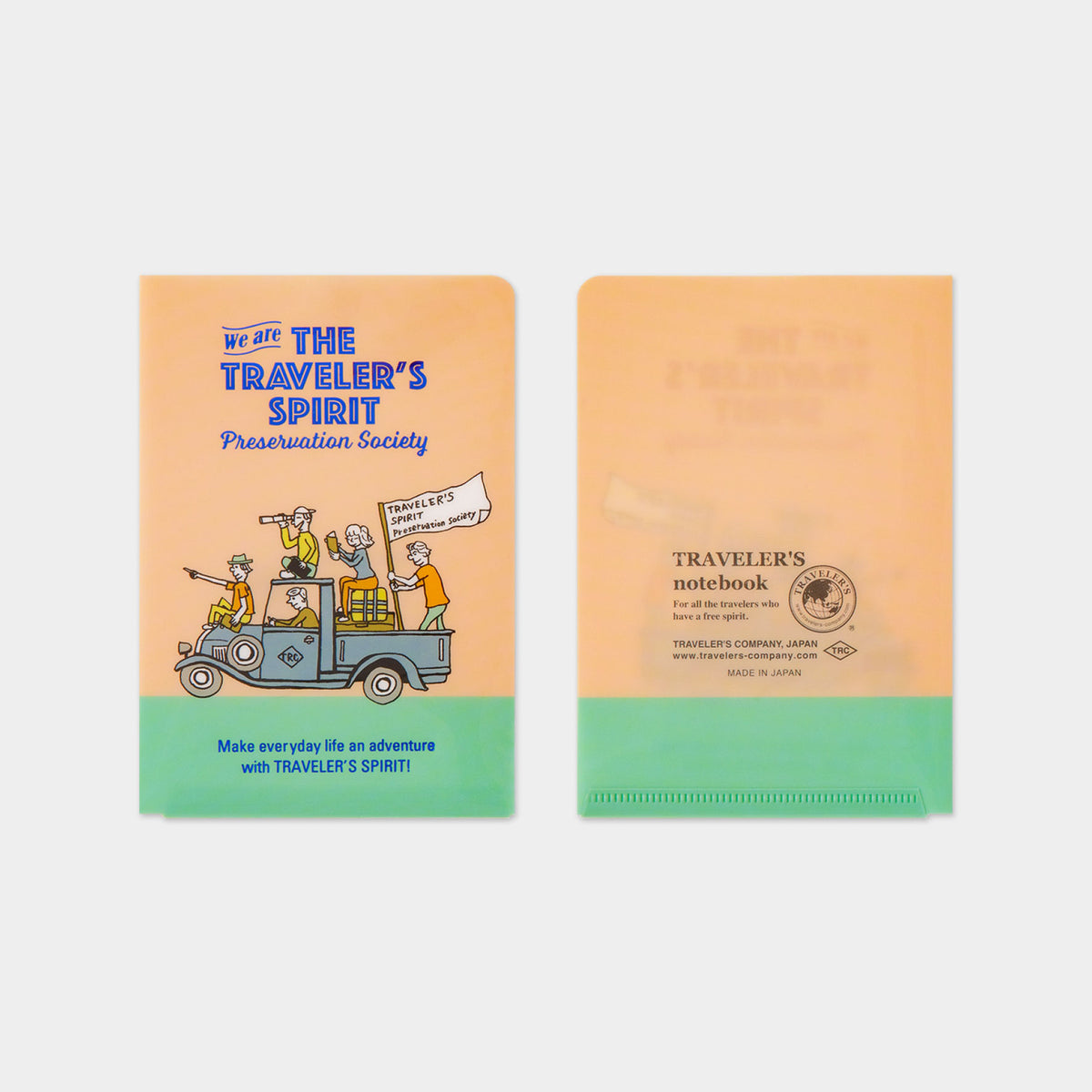 Traveler's Company - 2026 Diary - Insert - Passport - Clear Folder