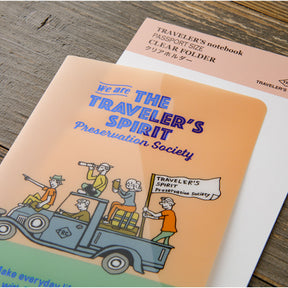 Traveler's Company - 2026 Diary - Insert - Passport - Clear Folder
