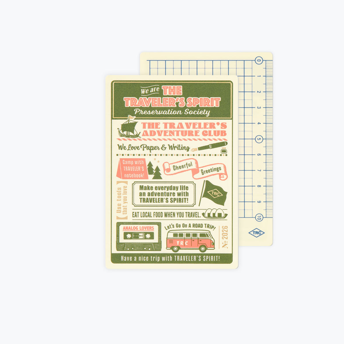 Traveler's Company - 2026 Diary - Insert - Passport - Backing Sheet