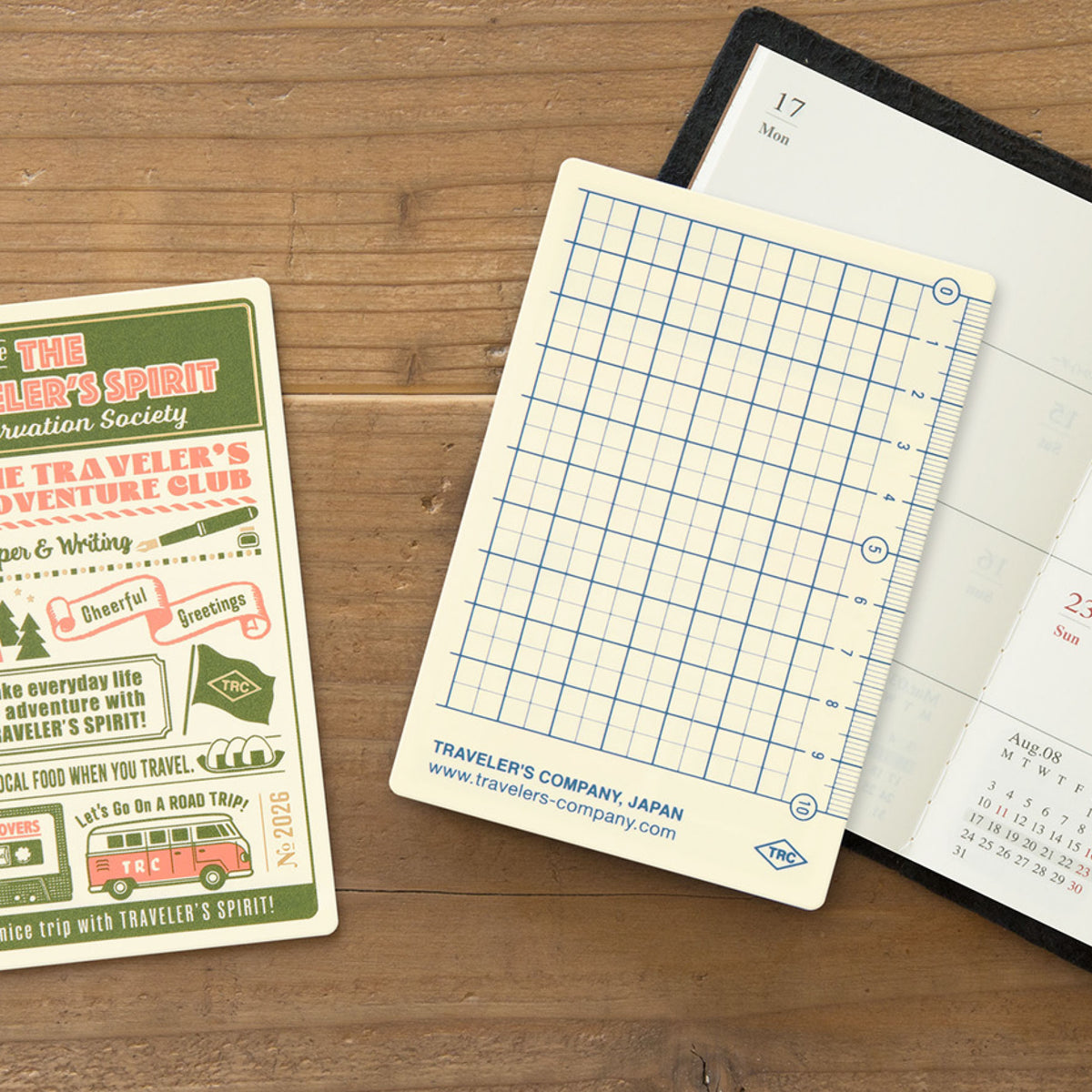 Traveler's Company - 2026 Diary - Insert - Passport - Backing Sheet