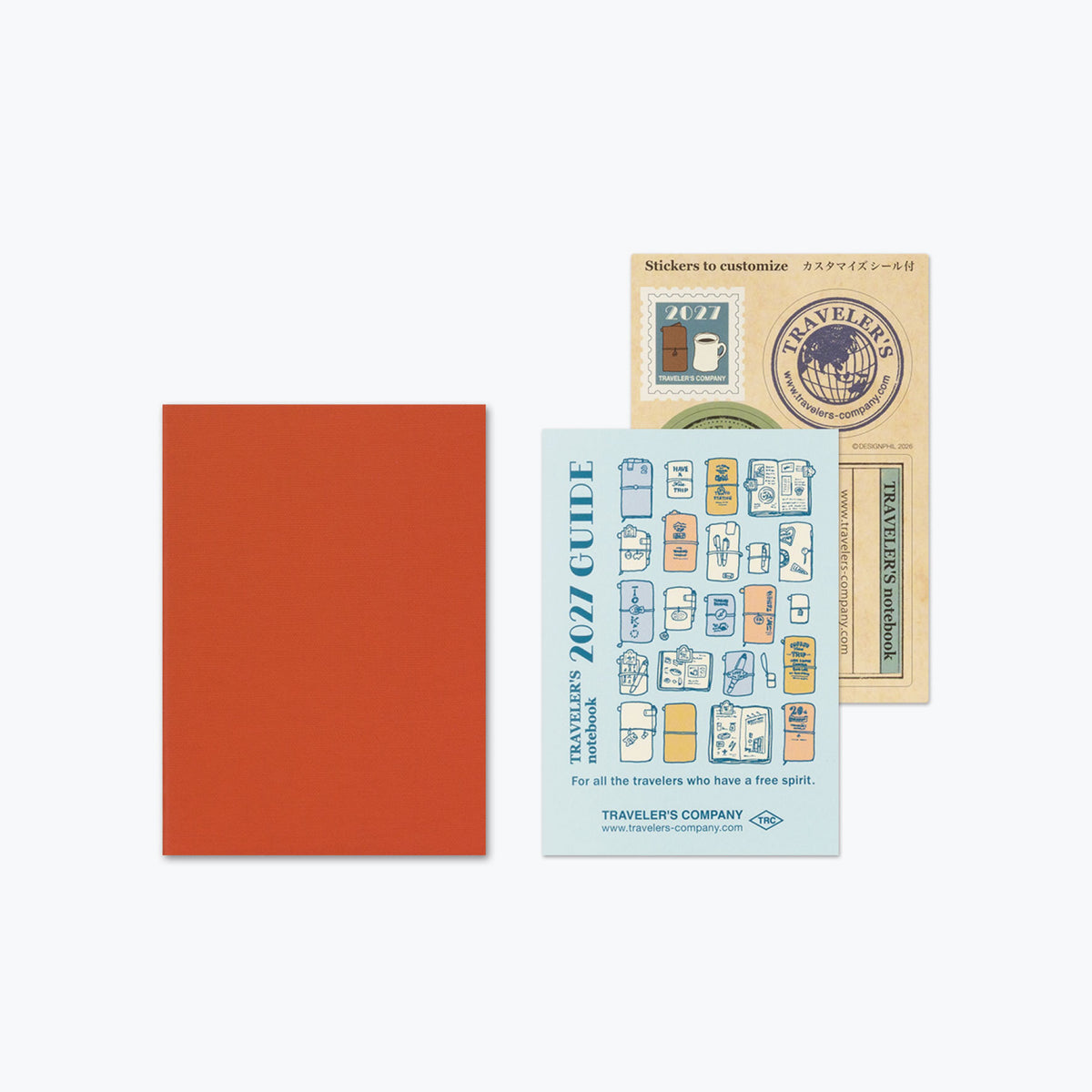 Traveler's Company - 2027 Diary - Insert - Passport - Monthly