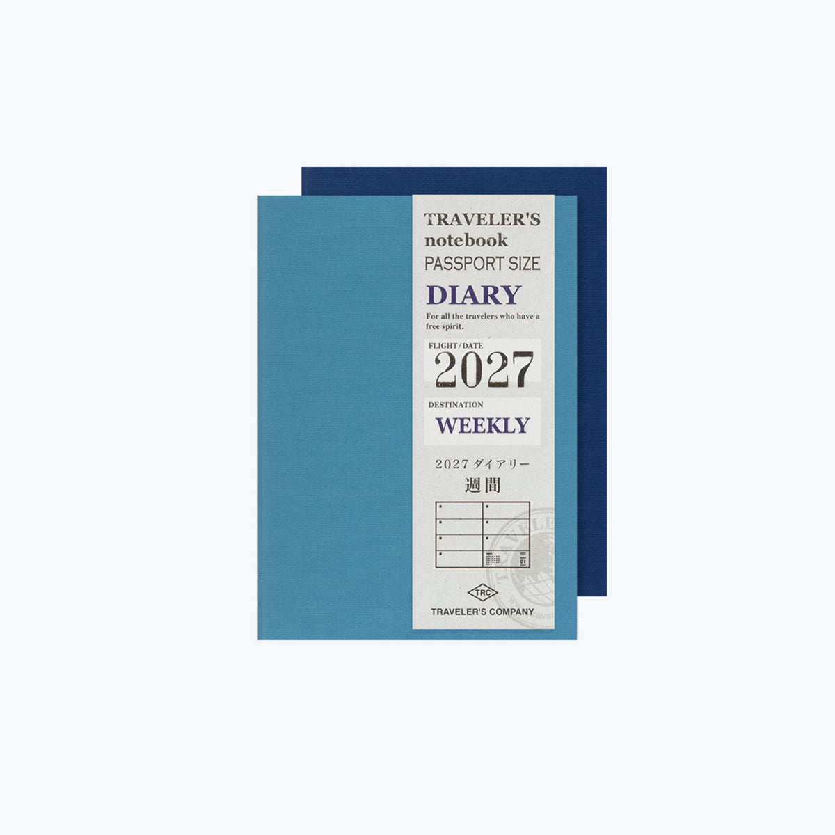 Traveler's Company - 2027 Diary - Insert - Passport - Weekly