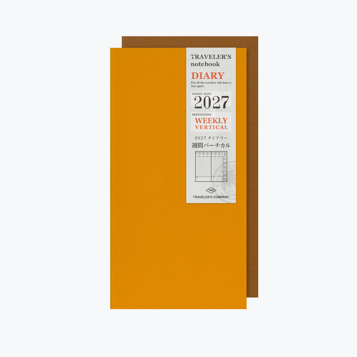Traveler's Company - 2027 Diary - Insert - Regular - Weekly Vertical