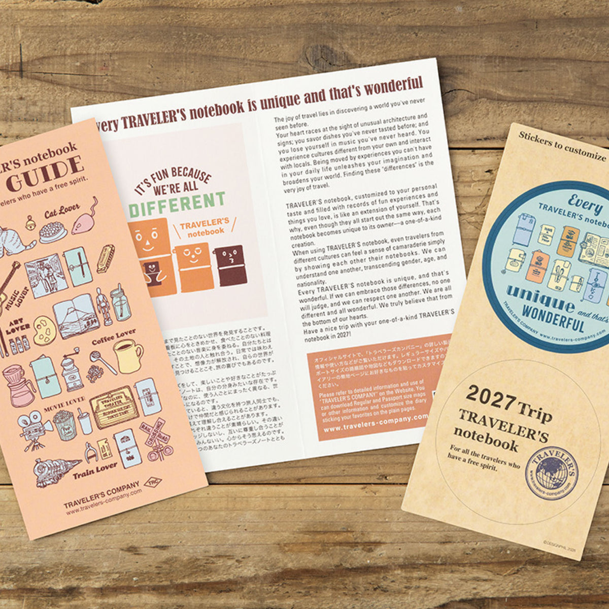 Traveler's Company - 2027 Diary - Insert - Regular - Weekly Vertical