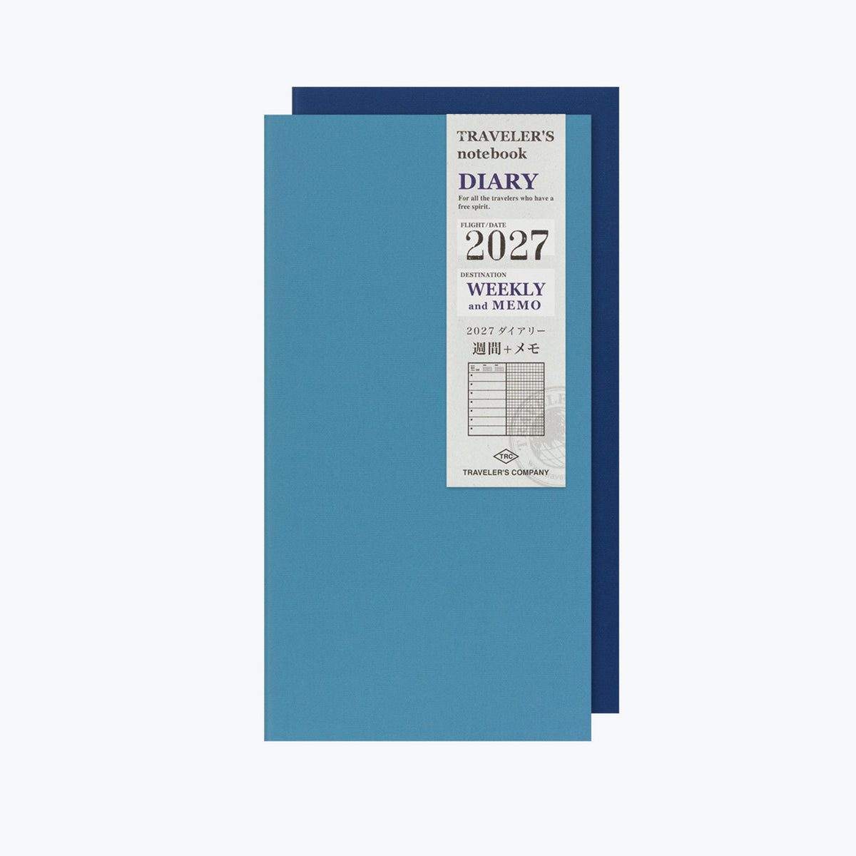 Traveler's Company - 2027 Diary - Insert - Regular - Weekly+Memo