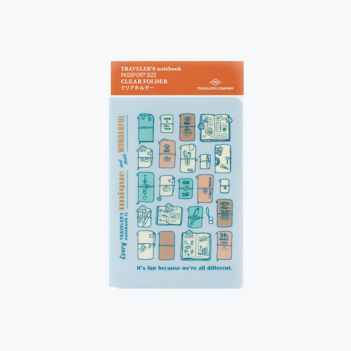 Traveler's Company - 2027 Diary - Insert - Passport - Clear Folder