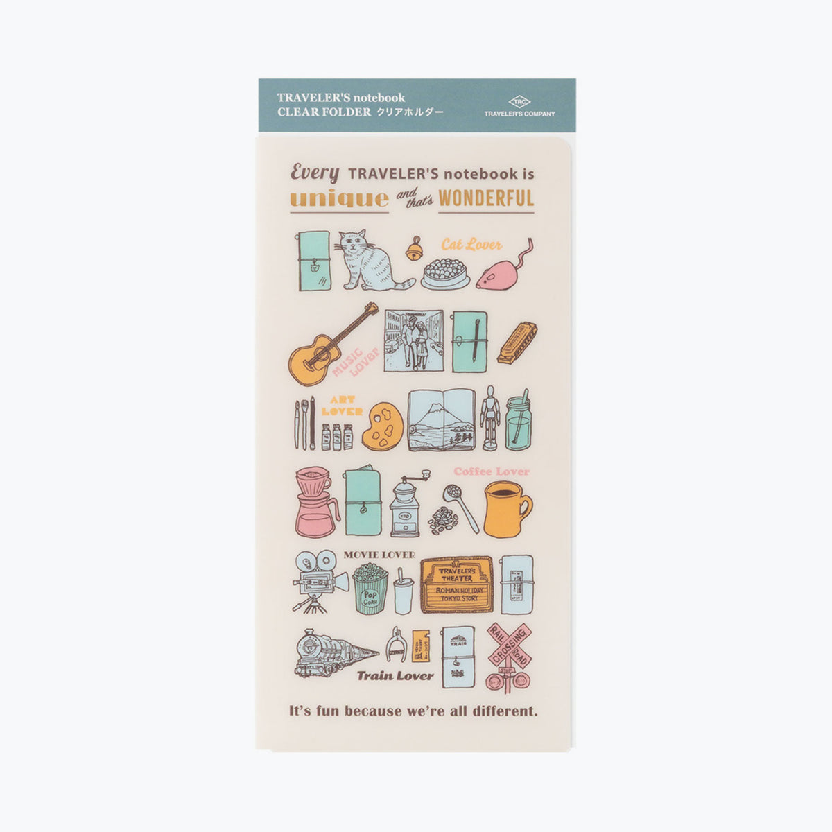 Traveler's Company - 2027 Diary - Insert - Regular - Clear Folder