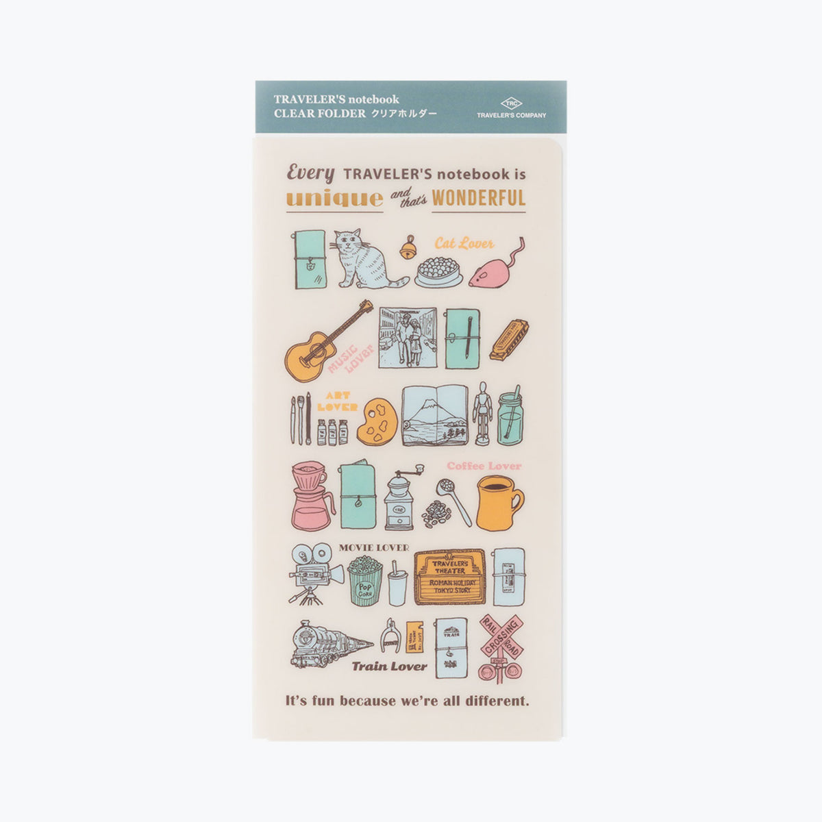 Traveler's Company - 2027 Diary - Insert - Regular - Clear Folder