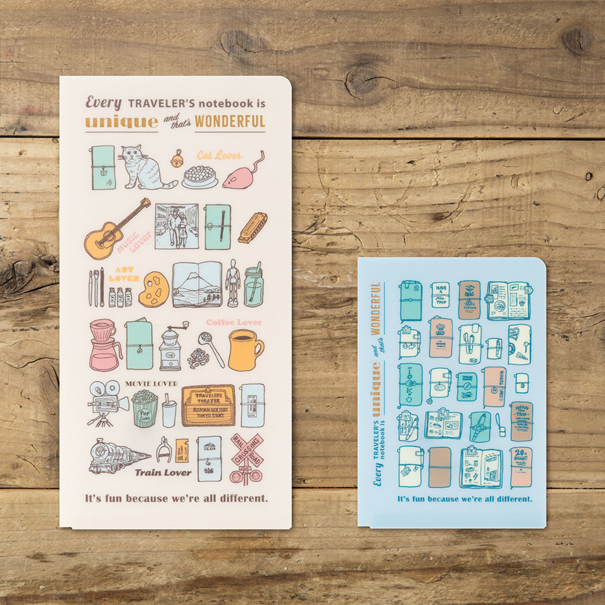 Traveler's Company - 2027 Diary - Insert - Passport - Clear Folder