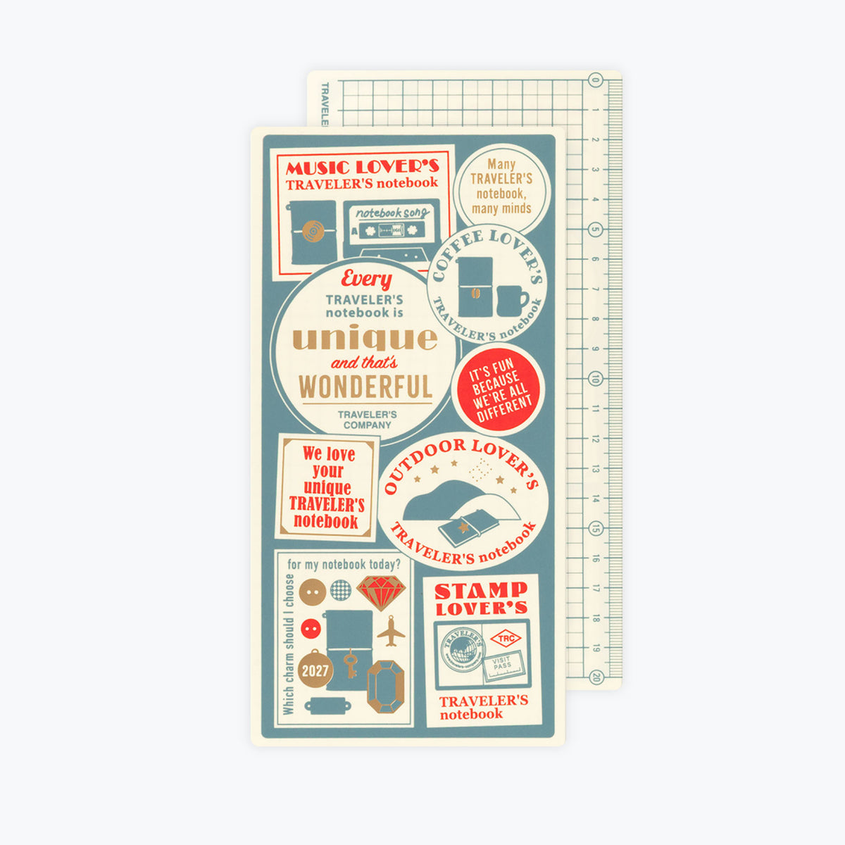 Traveler's Company - 2027 Diary - Insert - Regular - Backing Sheet