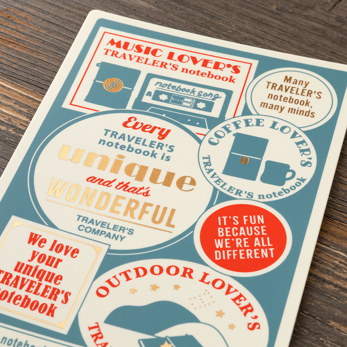 Traveler's Company - 2027 Diary - Insert - Regular - Backing Sheet