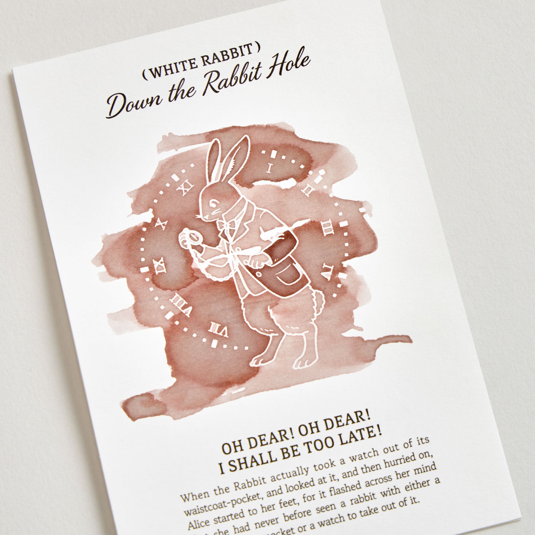 Wearingeul - Ink Swatch Post Cards - Alice