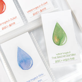 Wearingeul - Ink Swatch Cards - Ink Drop