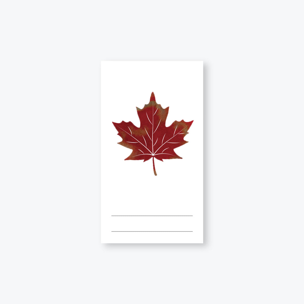 Wearingeul - Ink Swatch Cards - Maple Leaf