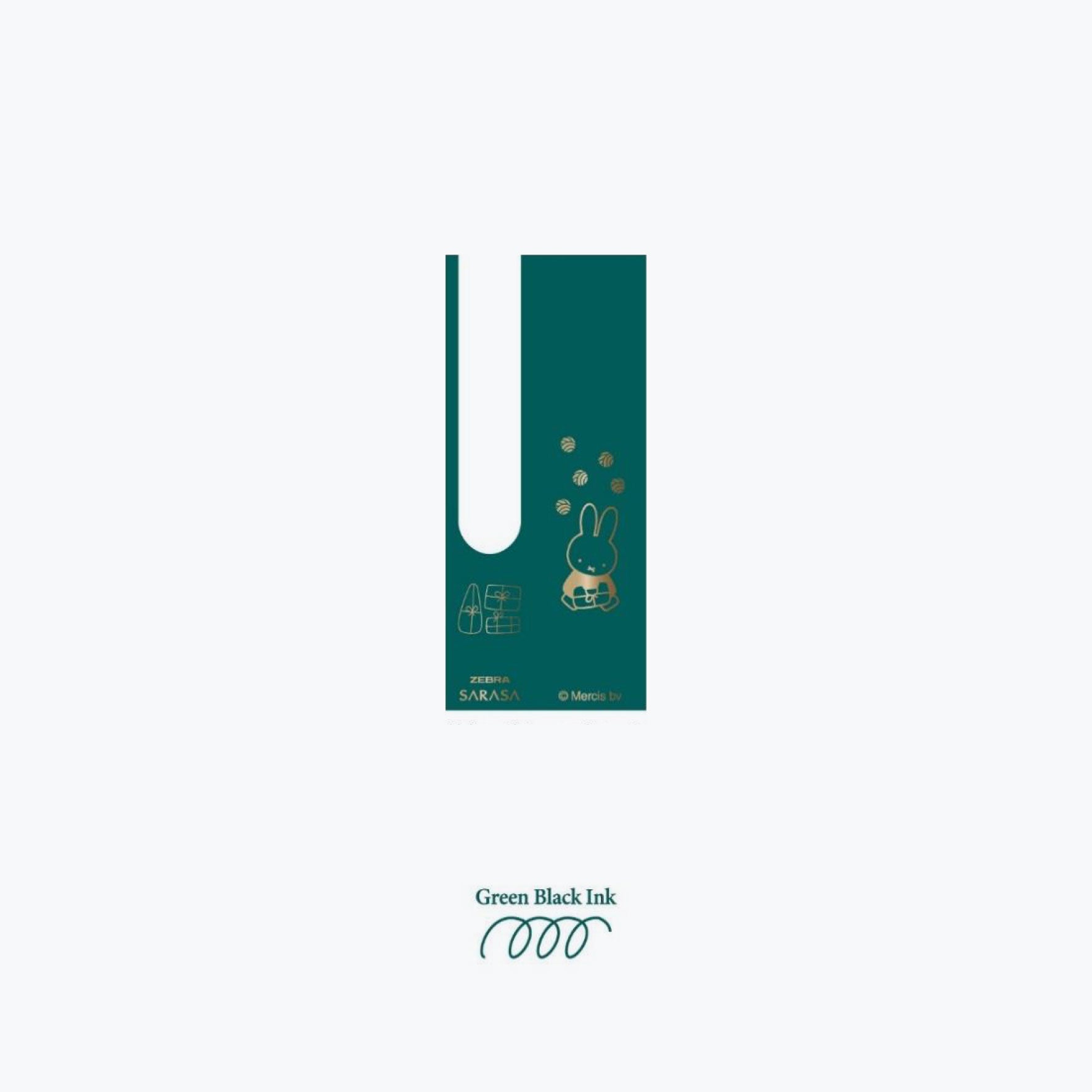Zebra - Gel Pen - Sarasa Grand - 0.5mm - Miffy - Green Black