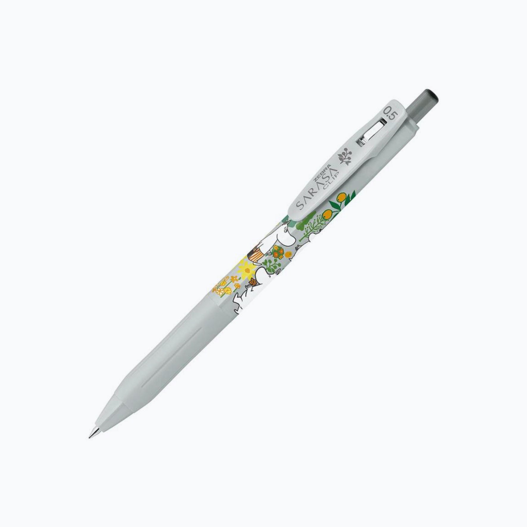 Zebra - Gel Pen - Sarasa Clip - 0.5mm - Moomin - Grey