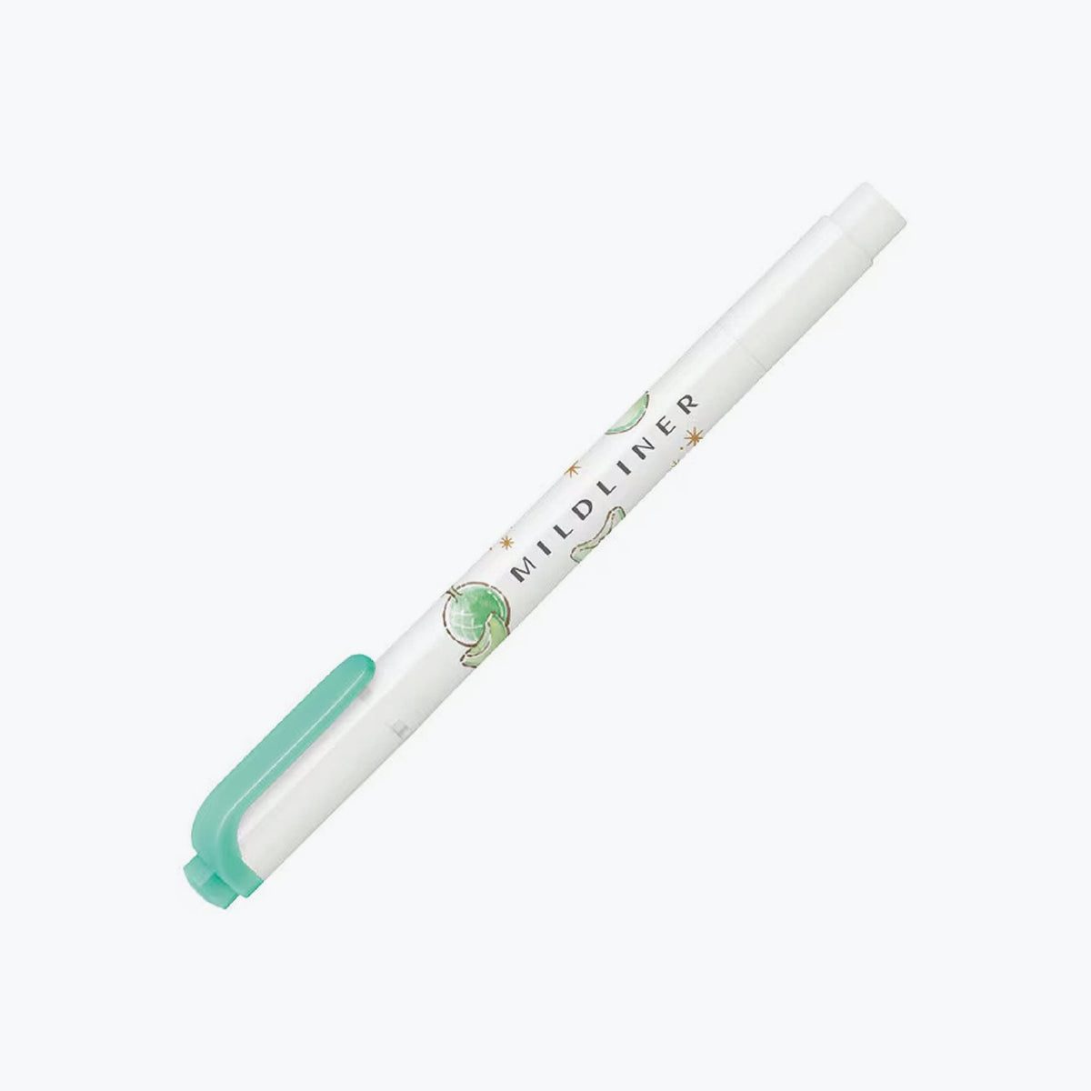 Zebra - Highlighter - Mildliner - 3 O'Clock Snack - Mild Blue Green