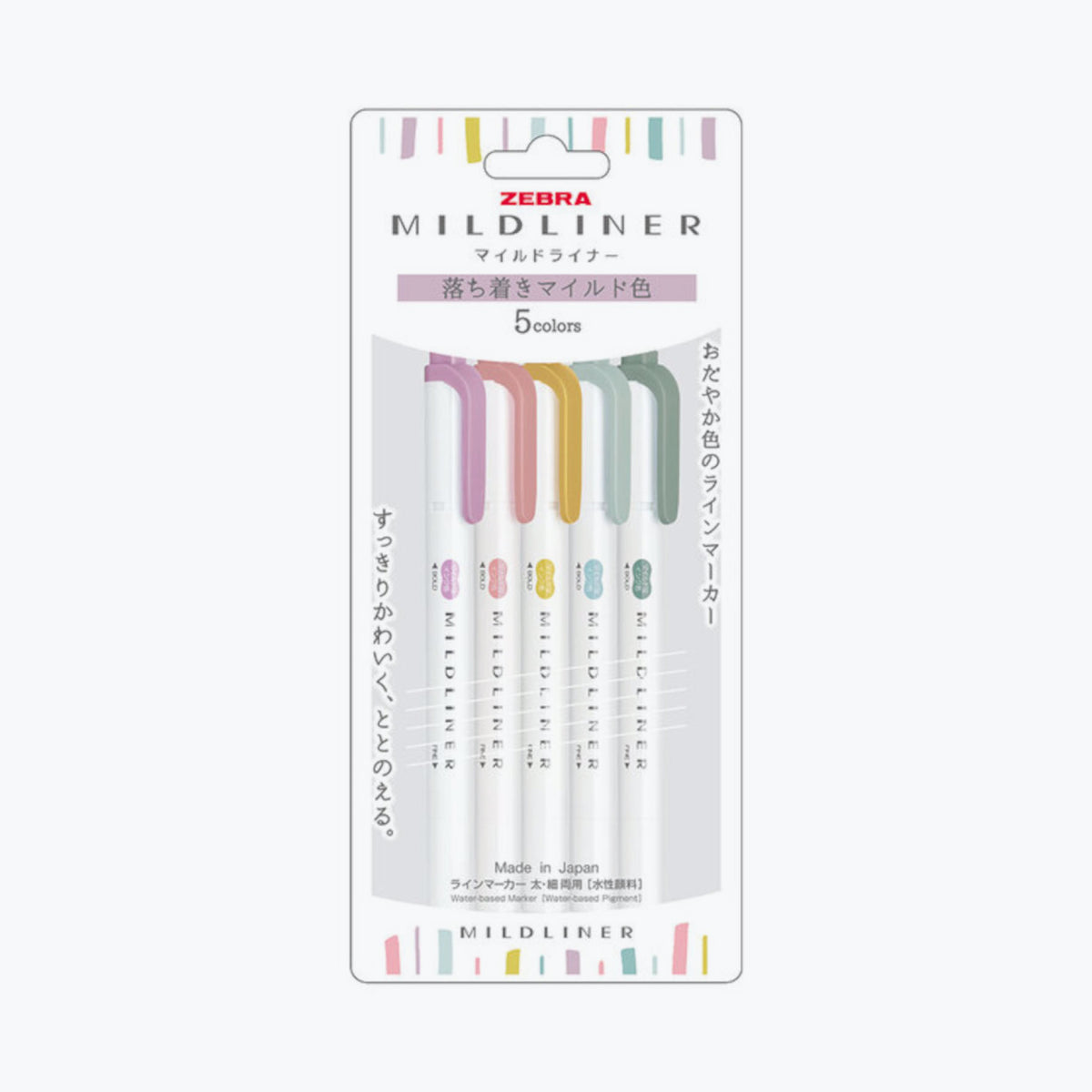 Zebra - Highlighter - Mildliner Double Sided - Calm