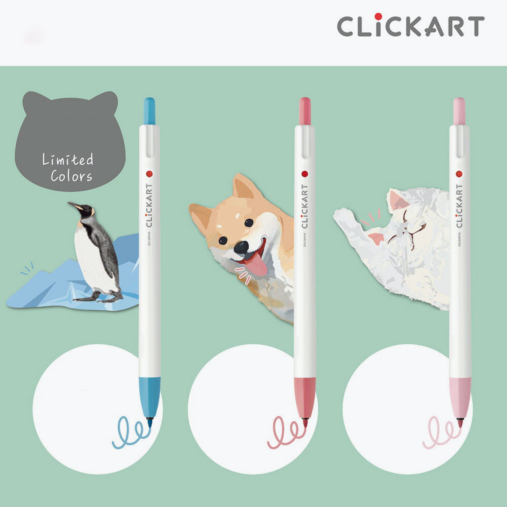Zebra - Marker - Clickart - Animals - Set A (Limited Colours)