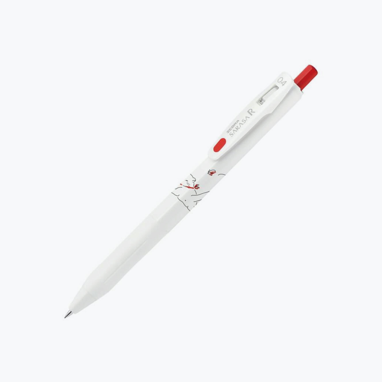 Zebra - Ballpoint Pen - Sarasa R - 0.4mm - Simple Pop - Red