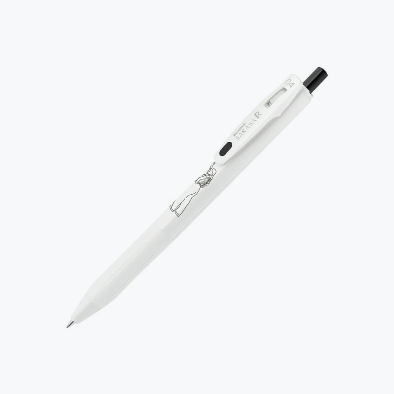 Zebra - Ballpoint Pen - Sarasa R - 0.4mm - Simple Pop - Black