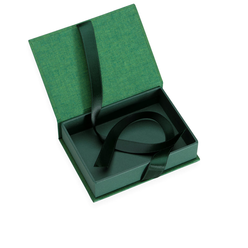 Bookbinders Design - Box - A6 + Silk Ribbon - Green