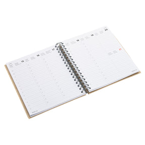 Bookbinders Design - 2026 Diary - Wire-O - Small - Northern Light Green