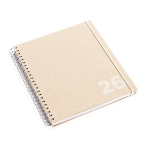 Bookbinders Design - 2026 Diary - Wire-O - Regular - Sandbrown