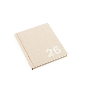 Bookbinders Design - 2026 Diary - Hardcover - Small - Sandbrown