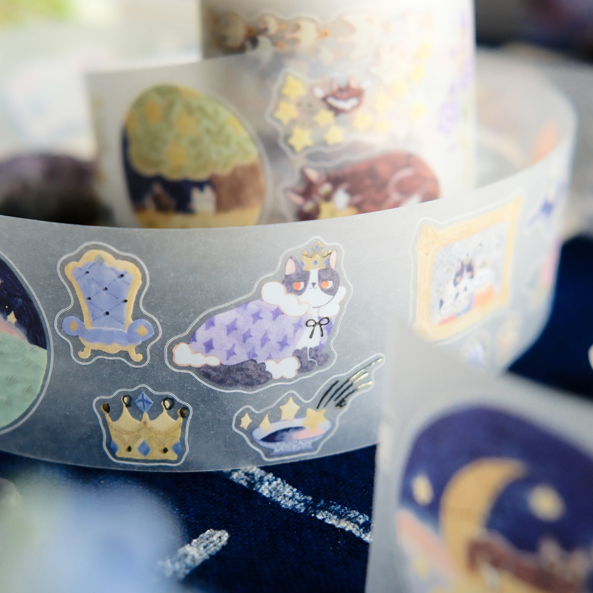 TeaYou - Tape - Tracing Paper - Cat And Stars