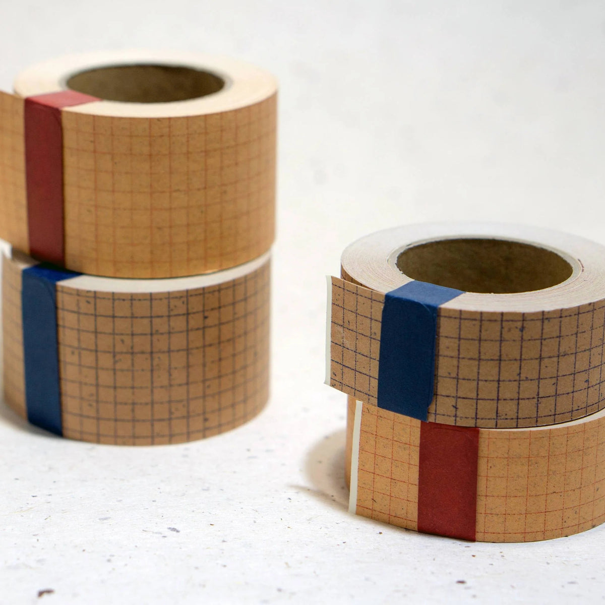 Classiky - Kraft Paper Tape - Grid (Blue)