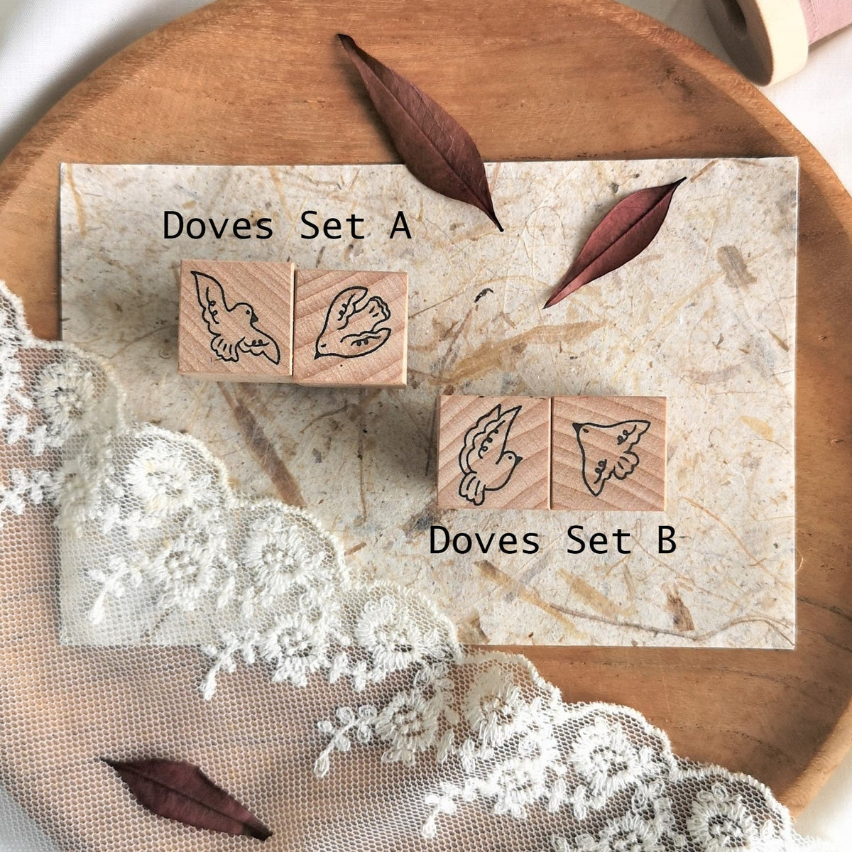 Eileen Tai - Stamp - Doves Set A