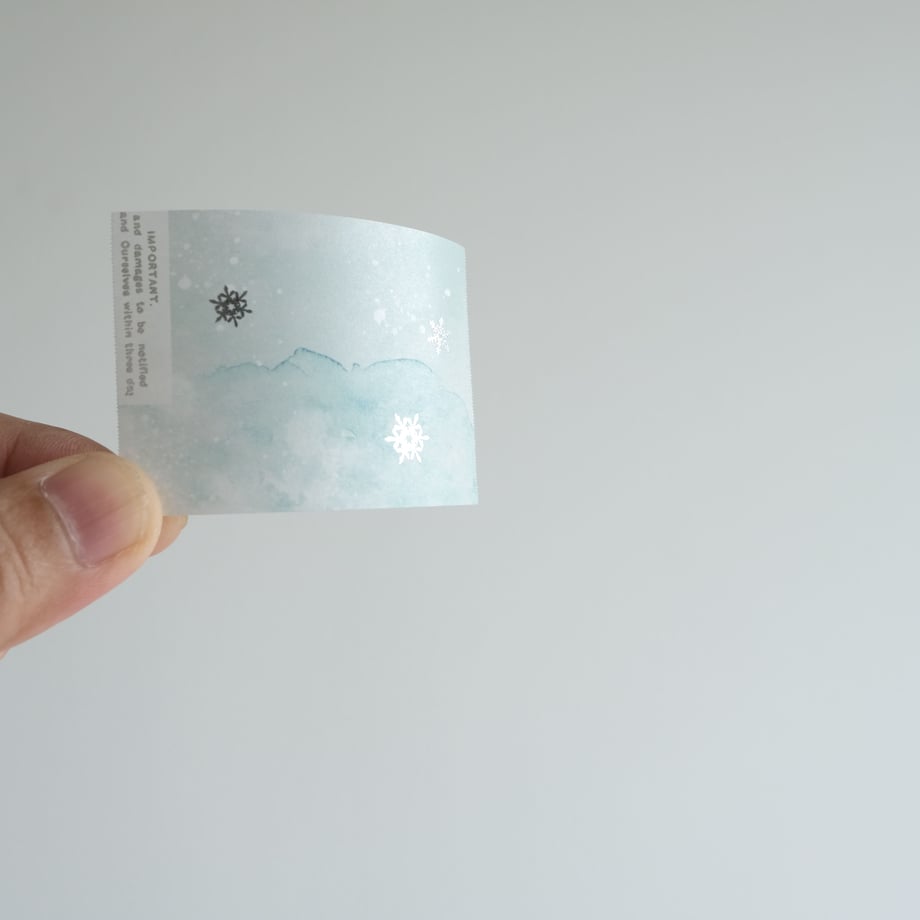 Yohaku - Sticky Notes - Roll - Snowflakes <Outgoing>