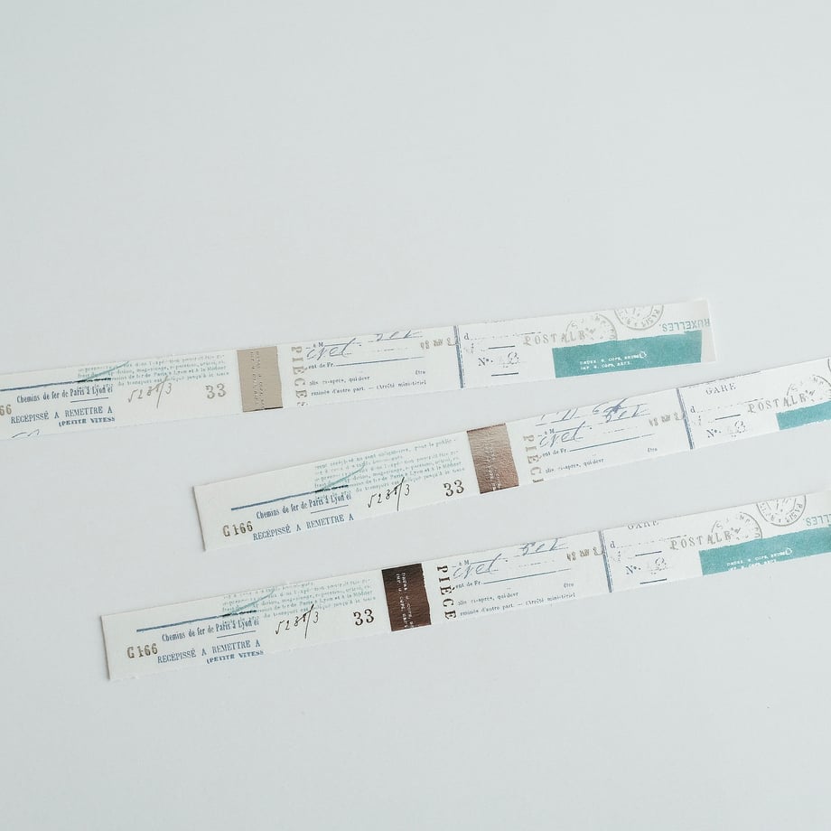 Yohaku - Washi Tape - Shirakabanomori (Foil Stamped) <Outgoing>