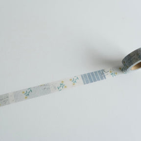Yohaku - Washi Tape - Chek & Strip Winter