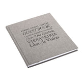 Bookbinders Design - Cloth Notebook - Guest Book - Light Grey