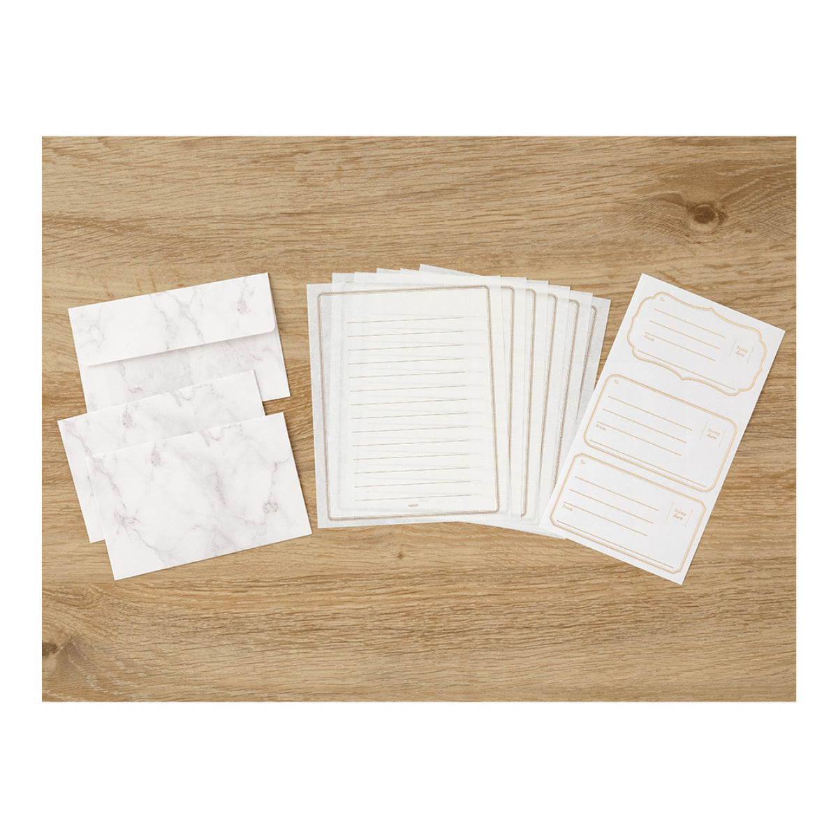 Midori - Letter Set - Marble