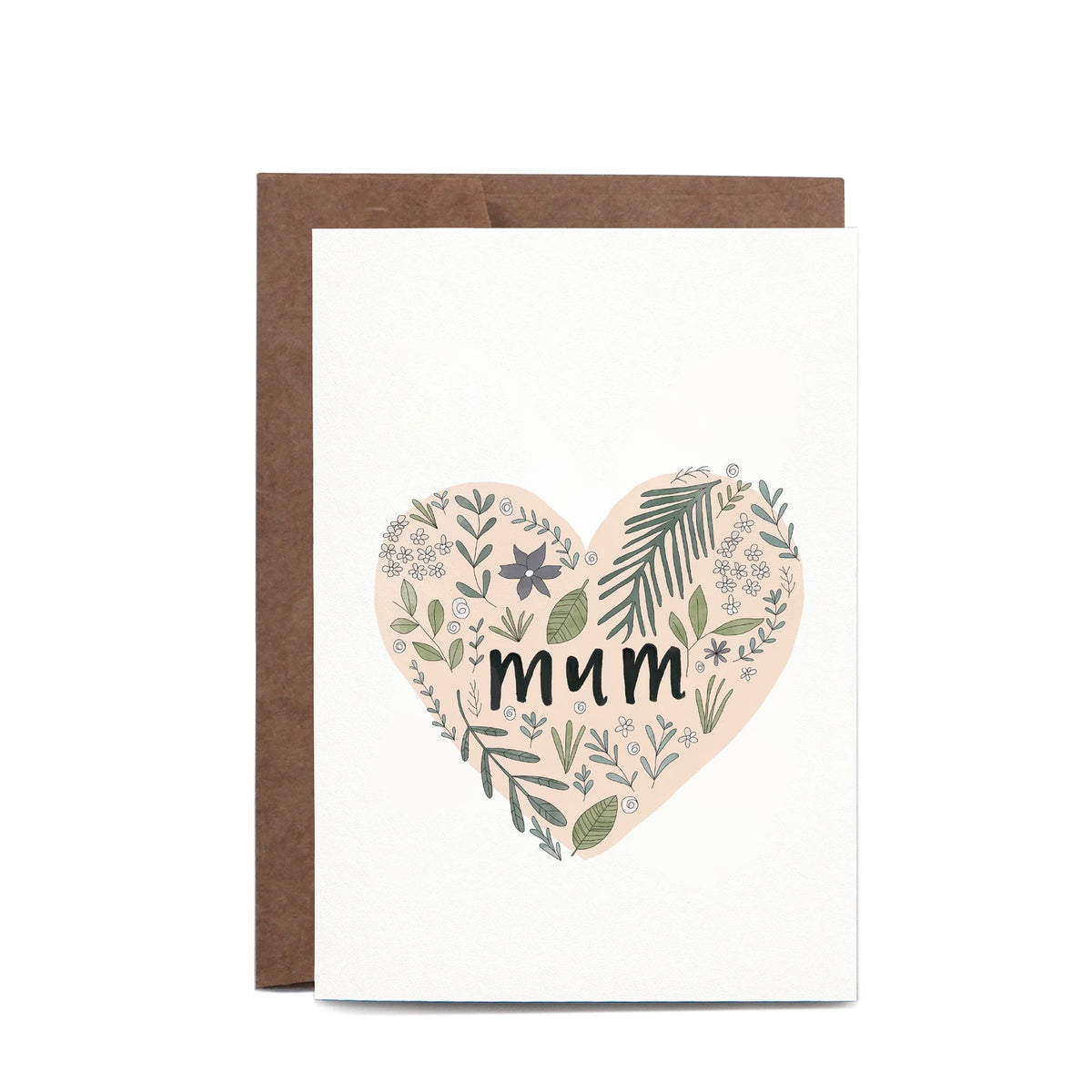 In the Daylight - Card - Mother's Day Floral Heart