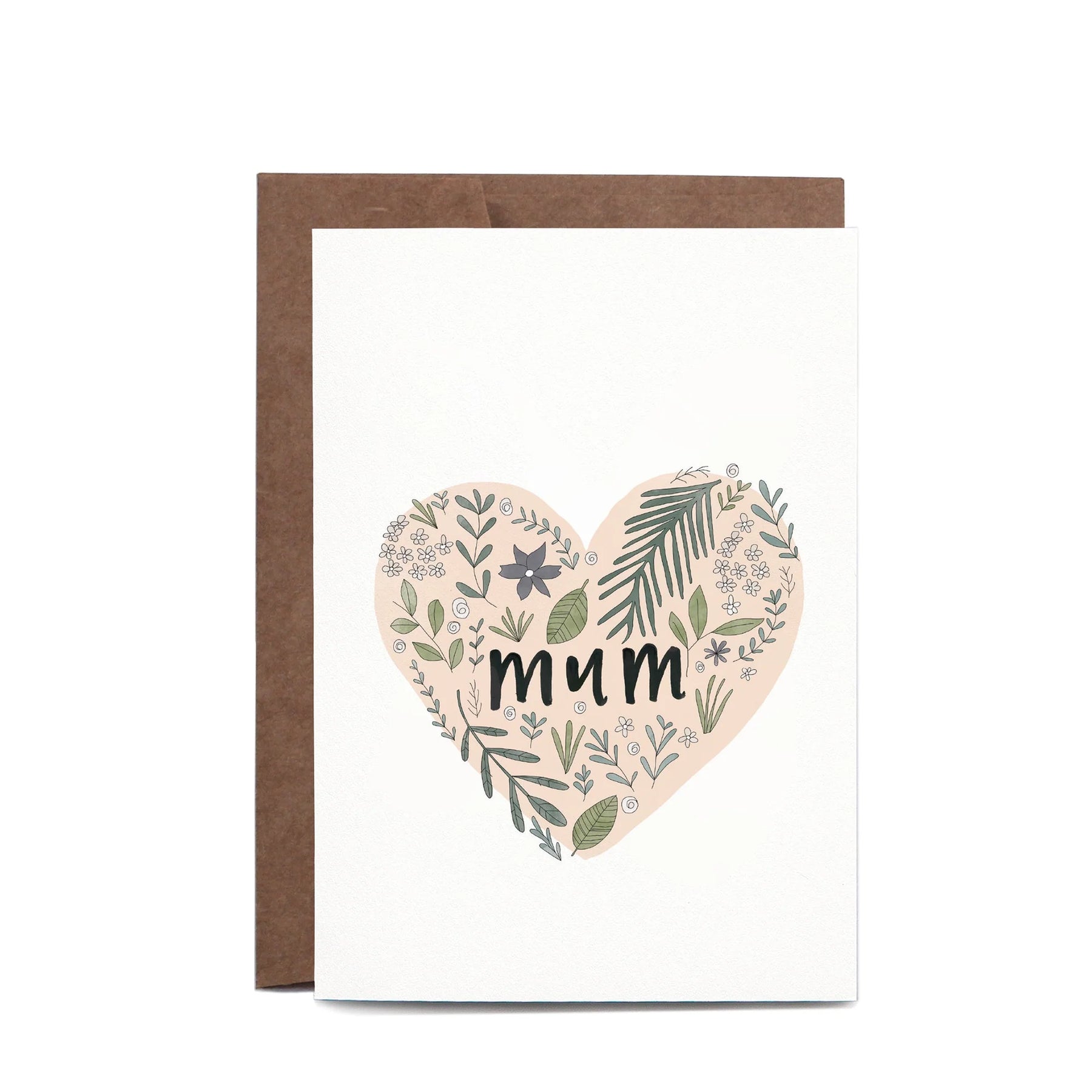 In the Daylight - Card - Mother's Day Floral Heart
