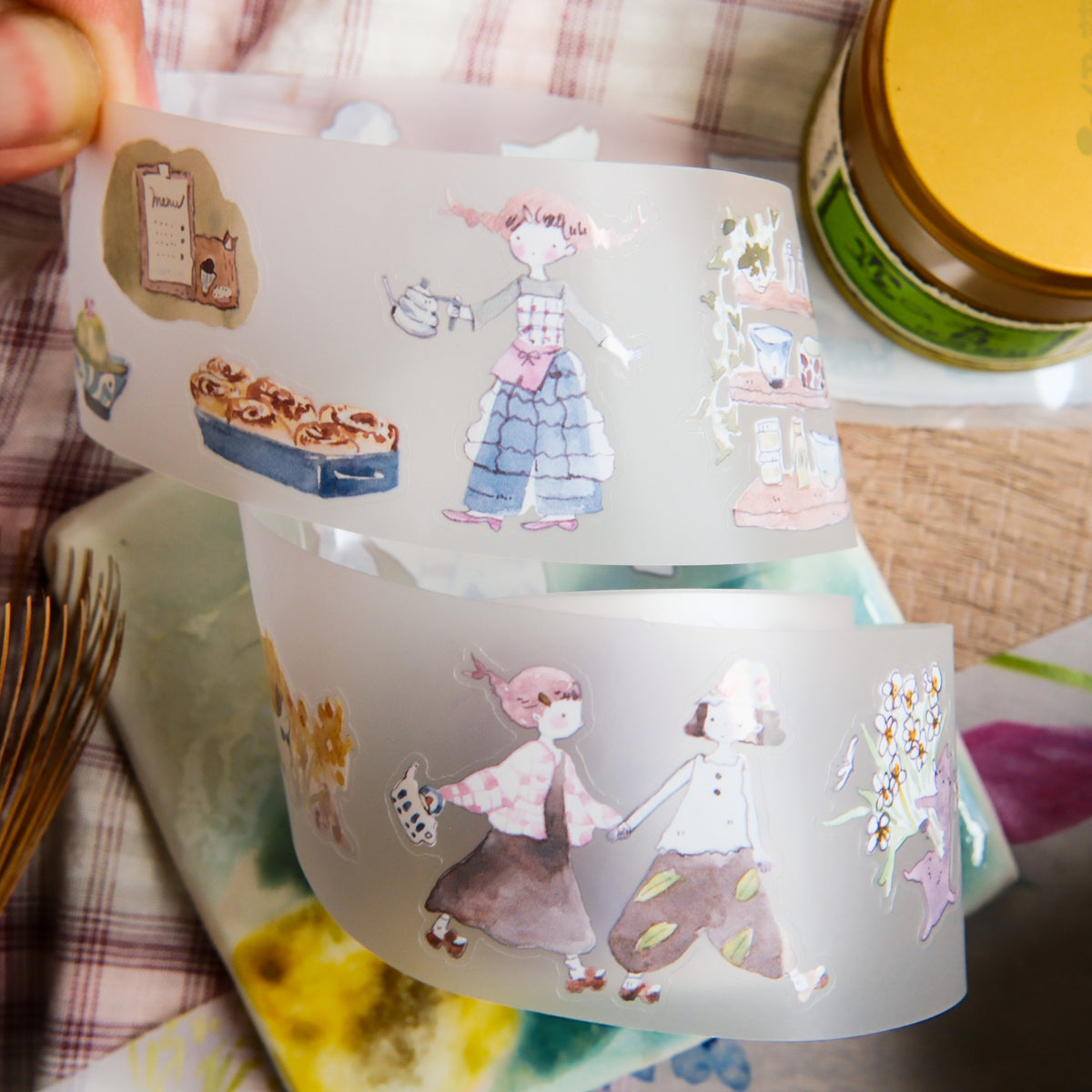 TeaYou - Tape - Matte PET - Neko Matcha