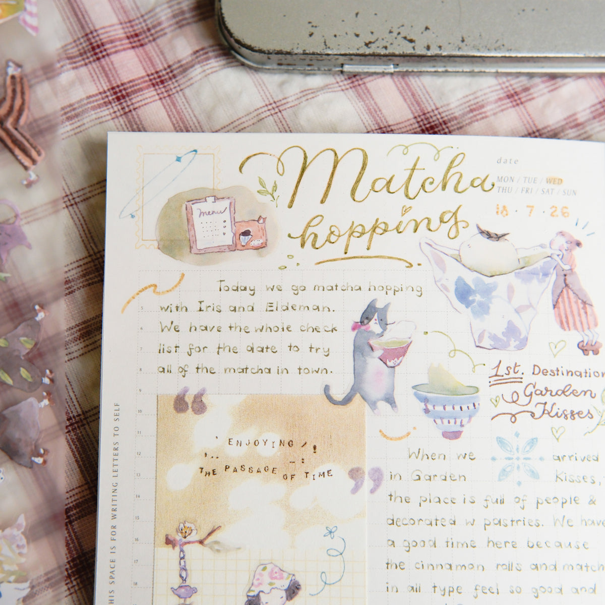 TeaYou - Tape - Matte PET - Neko Matcha