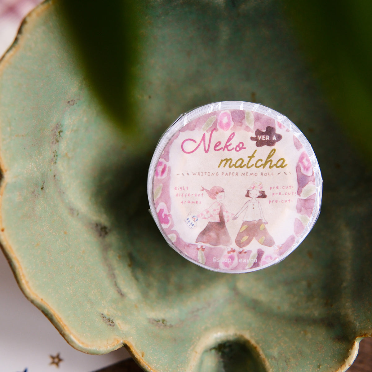 TeaYou - Paper Rolled Notes - Neko Matcha (A)