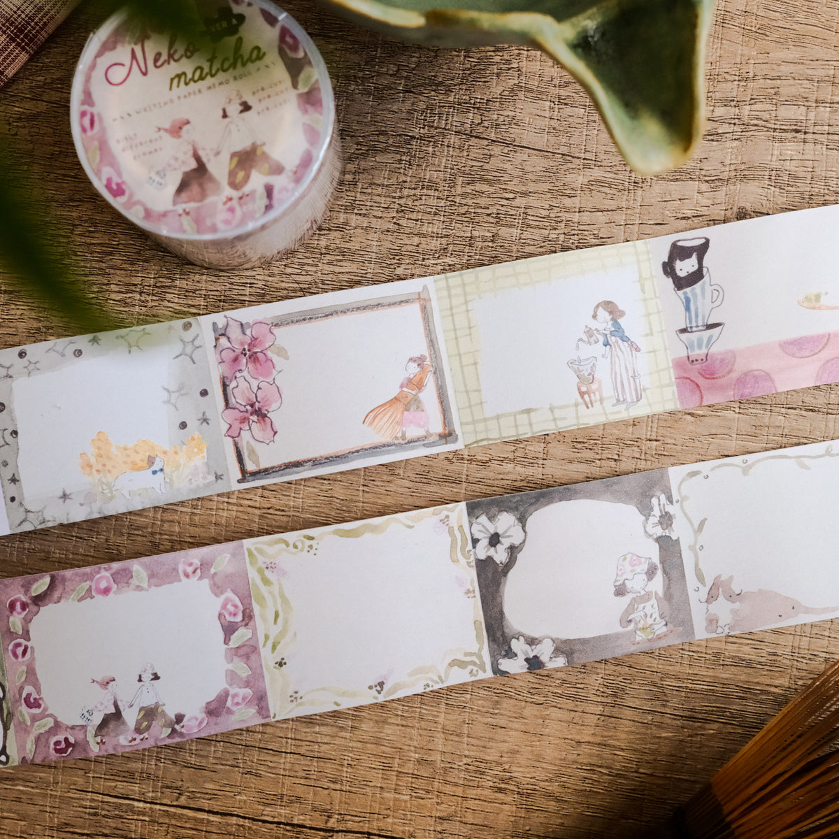 TeaYou - Paper Rolled Notes - Neko Matcha (A)